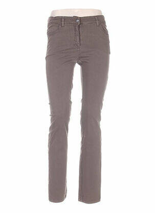 Pantalon slim talie joasă talie joasă maro COUTURIST femeie