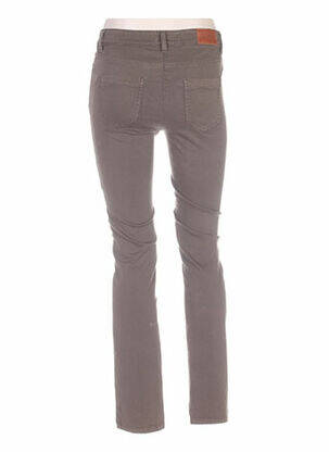 Pantalon slim talie joasă talie joasă maro COUTURIST femeie