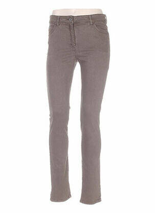 Pantalon slim talie joasă talie joasă maro COUTURIST femeie