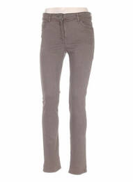 Pantalon slim talie joasă talie joasă maro COUTURIST femme