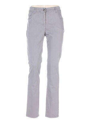 Pantalon drept elasticitate talie joasă gri COUTURIST femeie