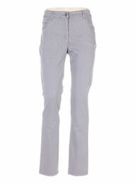 Pantalon drept elasticitate talie joasă gri COUTURIST femeie