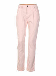 Pantalon drept elasticitate talie joasă roz COUTURIST femeie