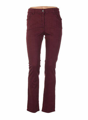 Pantalon slim talie joasă talie joasă roșu COUTURIST femeie