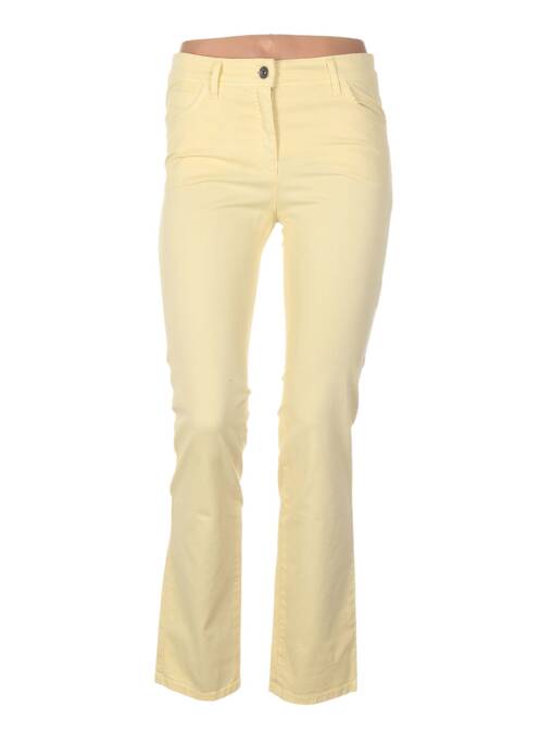 Pantalon slim galben COUTURIST femeie