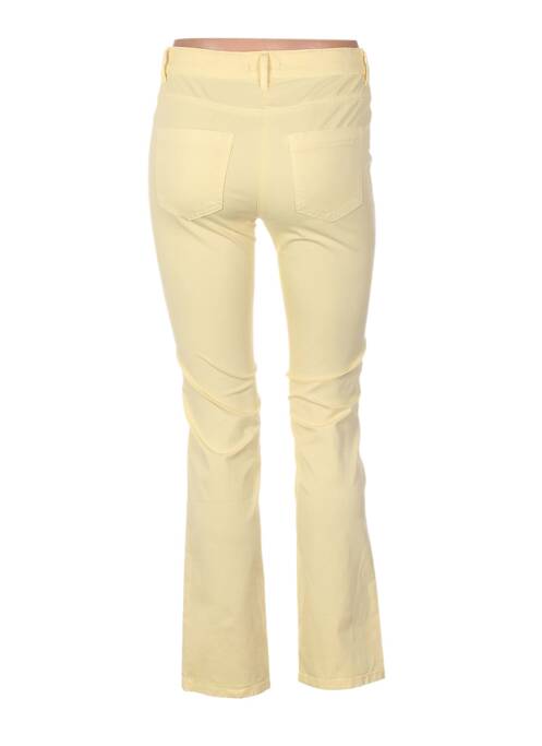 Pantalon slim galben COUTURIST femeie