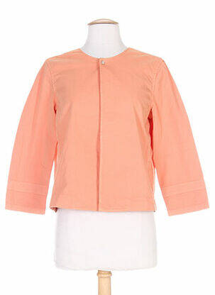 Jachete casual guler rotund portocalie COUTURIST femeie