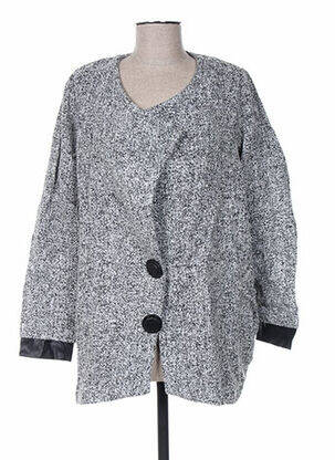 Jachete casual finisaj interior dublat gri ANNE TURTAUT femeie
