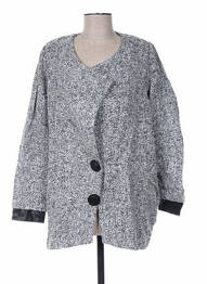 Jachete casual finisaj interior dublat gri ANNE TURTAUT femme