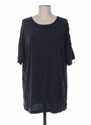 Tunică mâneci scurte negru ANNE TURTAUT femeie