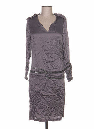 Rochie midi gri ANNE TURTAUT femeie