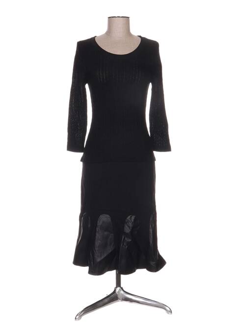 Rochie midi negru ANNE TURTAUT femeie