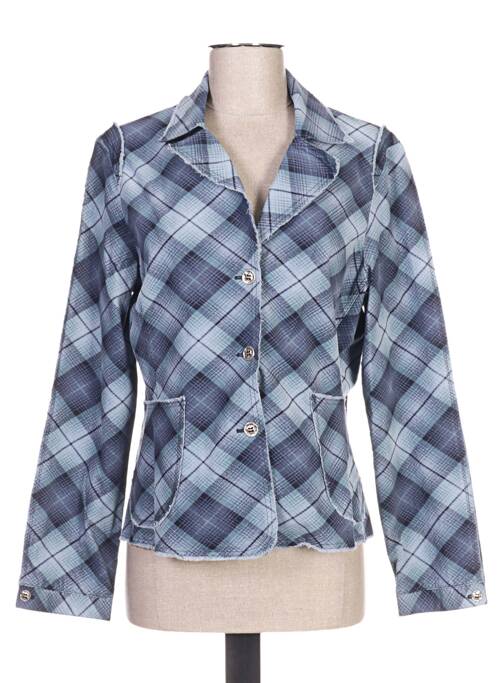 Jachete casual guler tip costum albastru QUATTRO femme