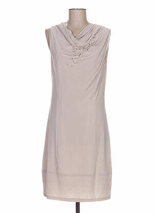 Rochie scurtă bej QUATTRO femeie