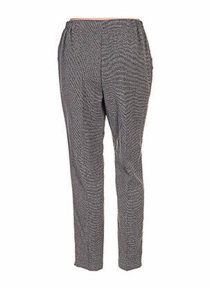 Pantalon drept talie elastică gri QUATTRO femeie
