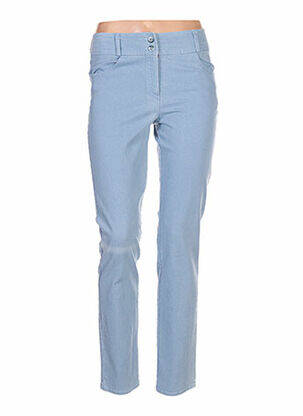 Blugi cu croială slim albastru QUATTRO femeie