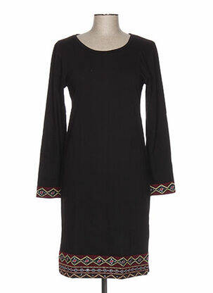 Rochie midi mâneci lungi mâneci lungi negru REDSOUL femeie