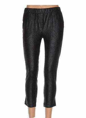 Pantalon drept talie elastică negru CHARLIE JOE femeie