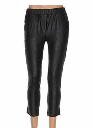 Pantalon drept talie elastică negru CHARLIE JOE femeie
