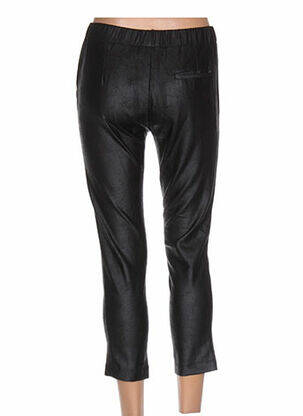 Pantalon drept talie elastică negru CHARLIE JOE femeie