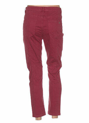 Pantalon slim talie joasă talie joasă roșu REDSOUL femeie