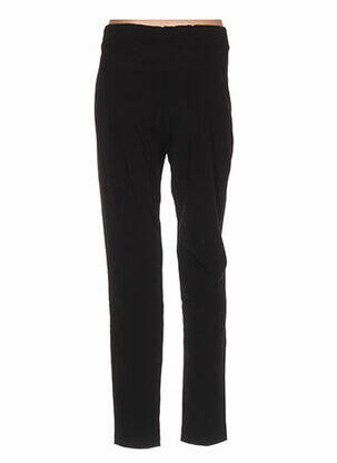 Pantalon drept talie elastică negru MARYLEY femeie