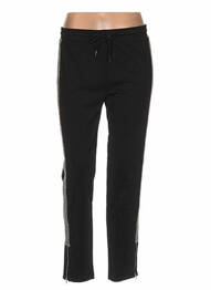 Pantalon drept talie elastică negru REDSOUL femeie