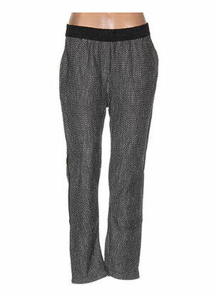 Pantalon drept talie elastică negru REDSOUL femeie