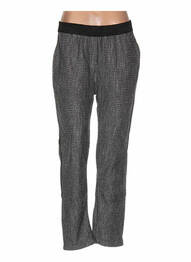 Pantalon drept talie elastică negru REDSOUL femeie