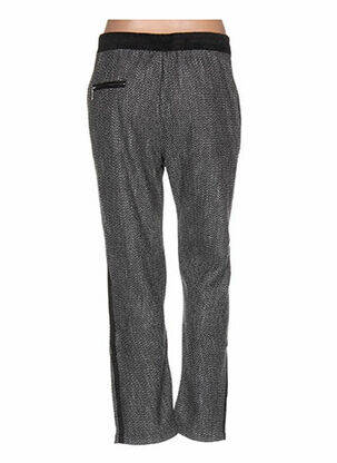 Pantalon drept talie elastică negru REDSOUL femeie