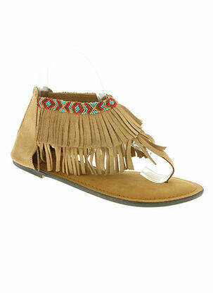 Sandale/Pantofi decupați maro FAVELA MARKET femeie