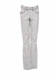 Pantalon slim talie elastică gri LEGZSKIN femme