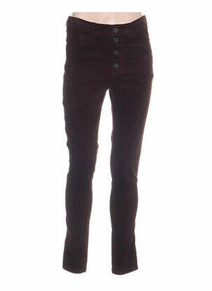 Pantalon slim roșu BLACK LABEL femeie