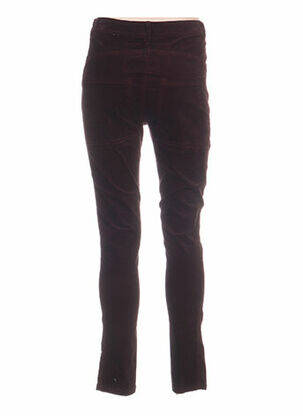 Pantalon slim talie înaltă talie înaltă roșu BLACK LABEL femeie