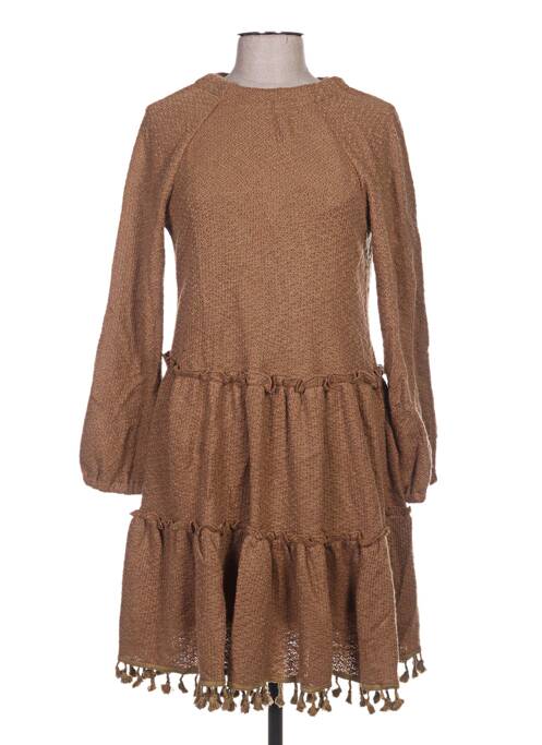 Rochie midi maro ZOE LA FEE femeie