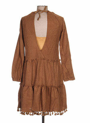 Rochie midi maro ZOE LA FEE femeie