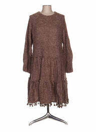 Rochie midi maro ZOE LA FEE femme