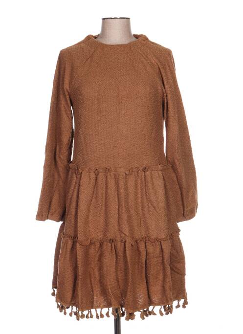 Rochie midi maro ZOE LA FEE femeie