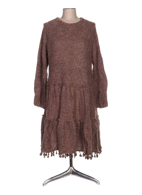 Rochie midi maro ZOE LA FEE femeie