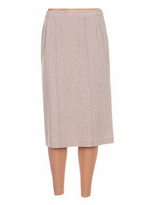 Fustă midi bej GEVANA femeie