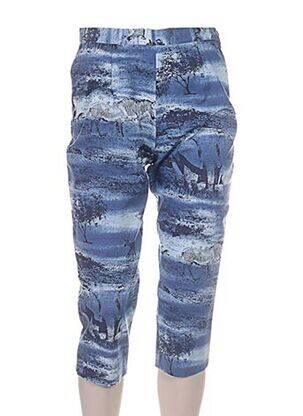Pantalon trei sferturi albastru BLEU DE SYM femeie