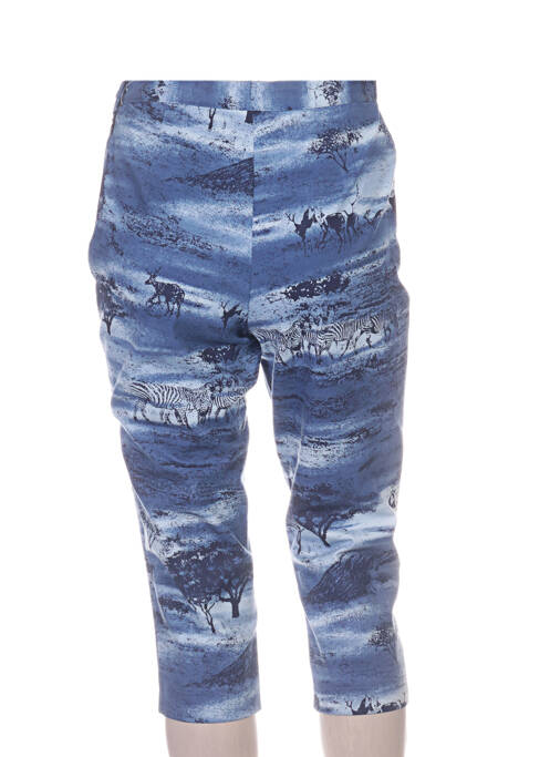 Pantalon trei sferturi albastru BLEU DE SYM femeie