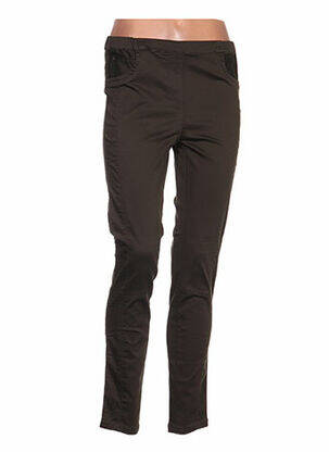 Pantalon slim verde LES FILLES DE NEAUX femeie
