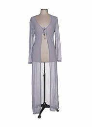 Vestă cu mâneci lungi croială cambrată gri COLLOSEUM femme