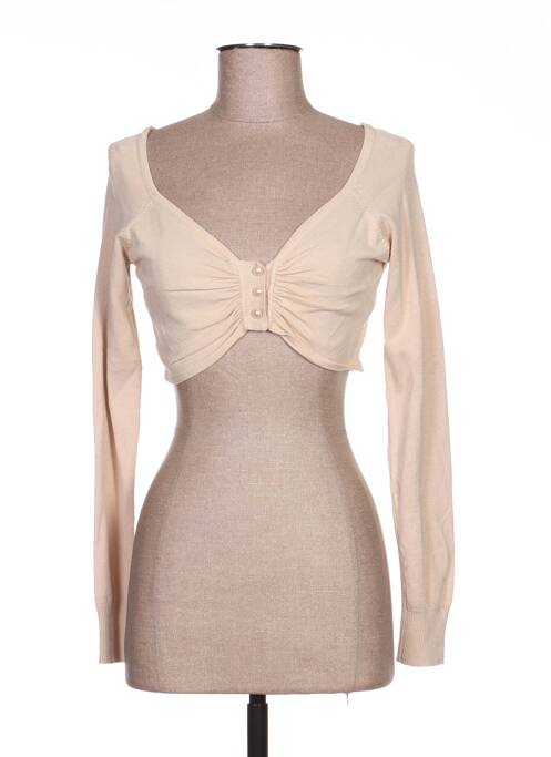 Bolero bej C'KENZA femeie