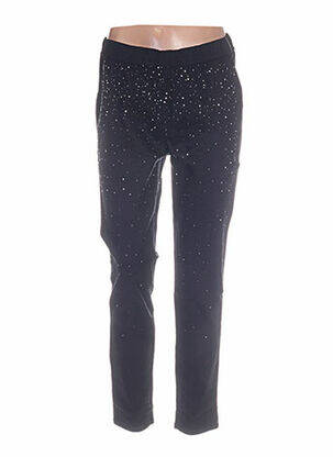 Pantalon drept elasticitate negru MIAMODA femeie