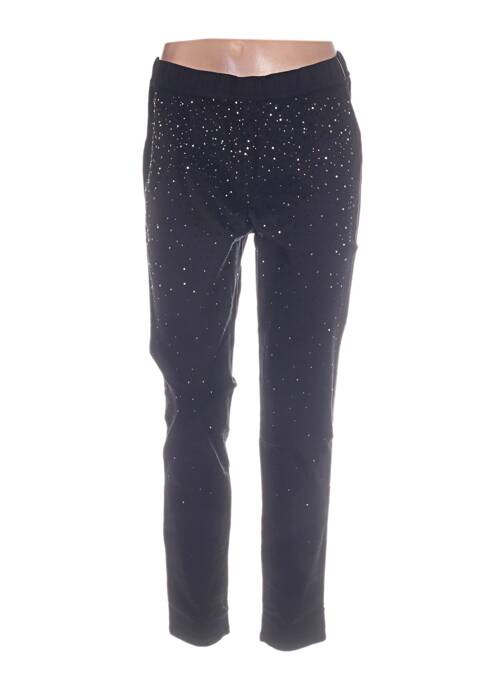 Pantalon drept elasticitate negru MIAMODA femme