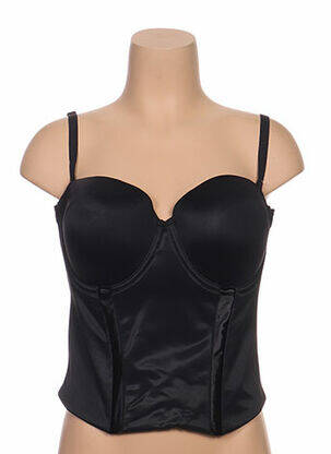 Corset bretele elastice detașabile negru MAIDENFORM femeie