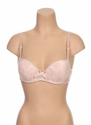 Sutien top sutien push-up top sutien push-up culoare piersică CHANTELLE femeie