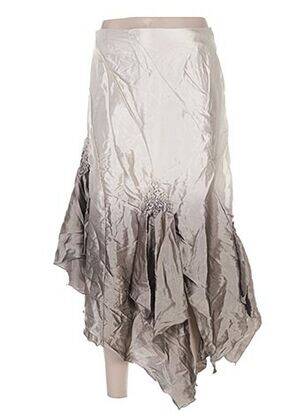 Fustă midi gri SERENA KAY femeie